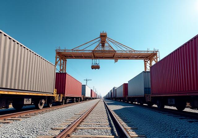 Intermodal rail and truck shipping hub for sustainable Midwest logistics